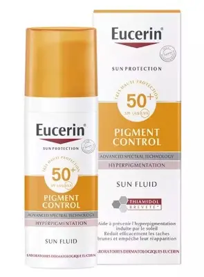 Crème solaire Sun Fluid Visage Pigment Control SPF 50+